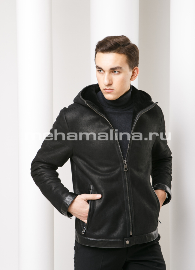 фото Дубленка на молнии модель № DM-109