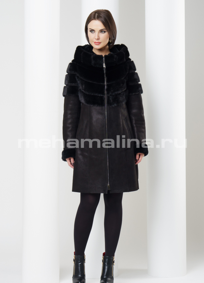 Дубленка женская модель № D-150 в рассрочку