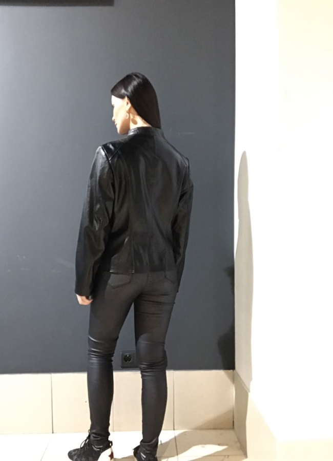 фото Куртка из эко кожи  модель № 9707