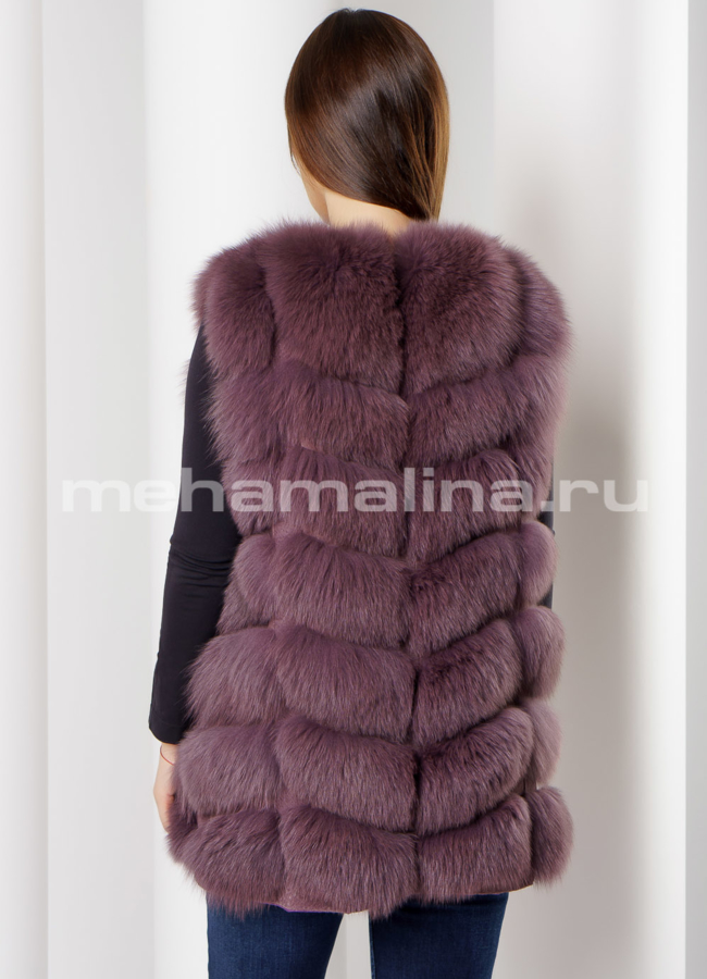 Жилеты из песца модель № M-158 в кредит