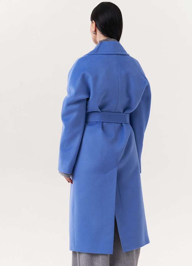 Женское пальто с английским воротником модель № 26840 универмаг малина