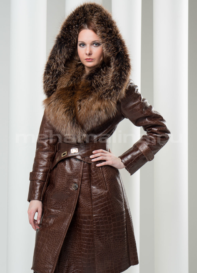 фото Дубленка на пуговицах, беж монтана модель № D-95