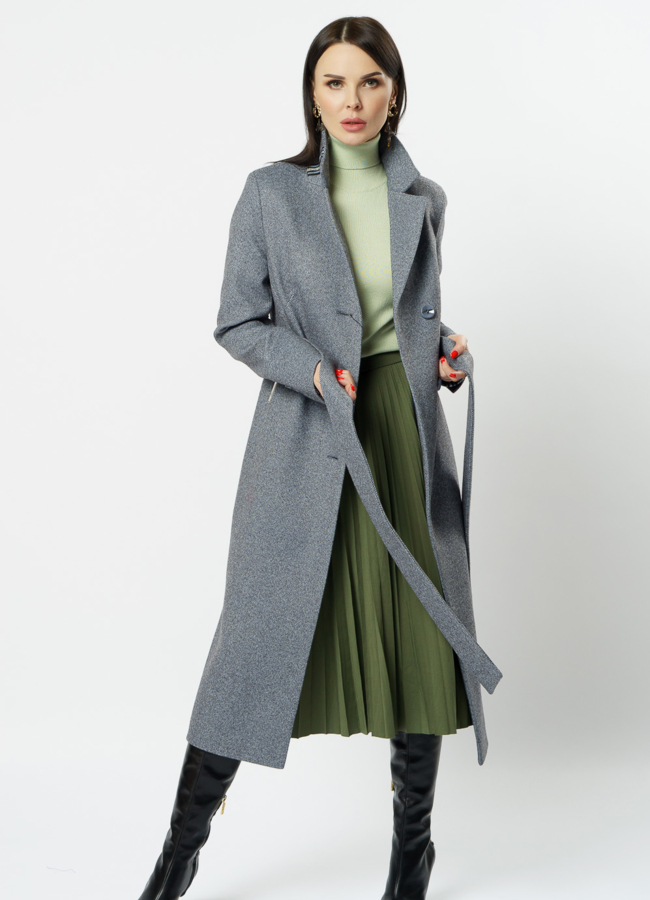 Женское приталенное пальто модель № 19102 универмаг малина Женское приталенное пальто модель № 19102 универмаг малина