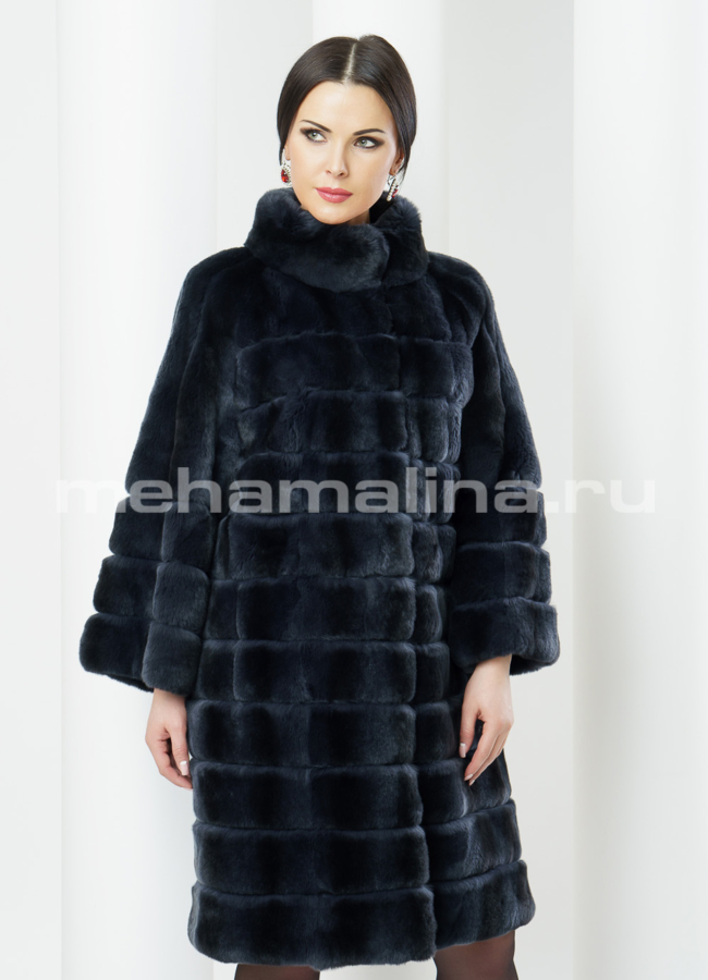 Шуба Rex воротник стойка модель № S-370 универмаг малина