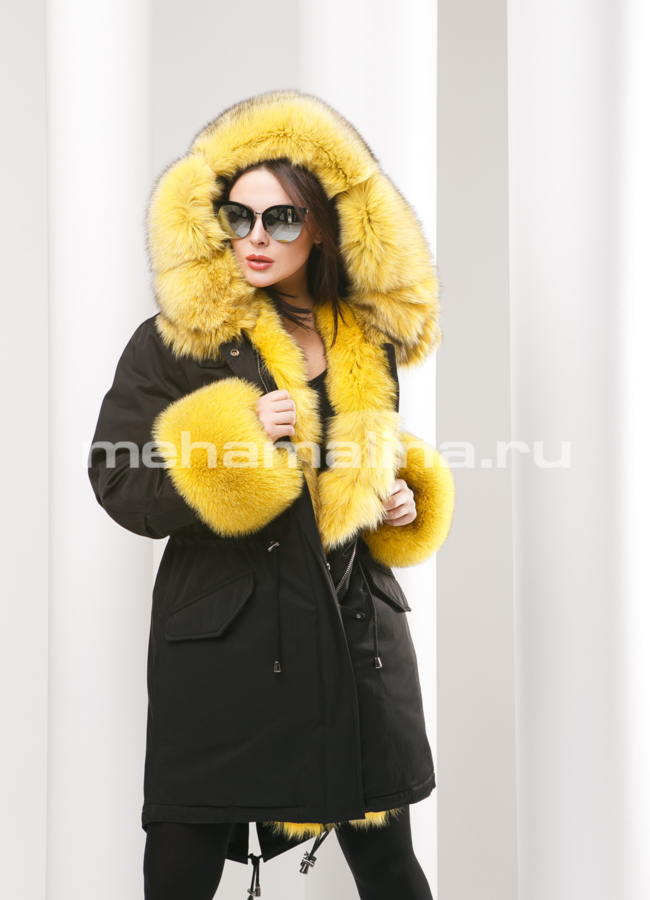 Парка Malina siberian wear модель № П-128 меха малина