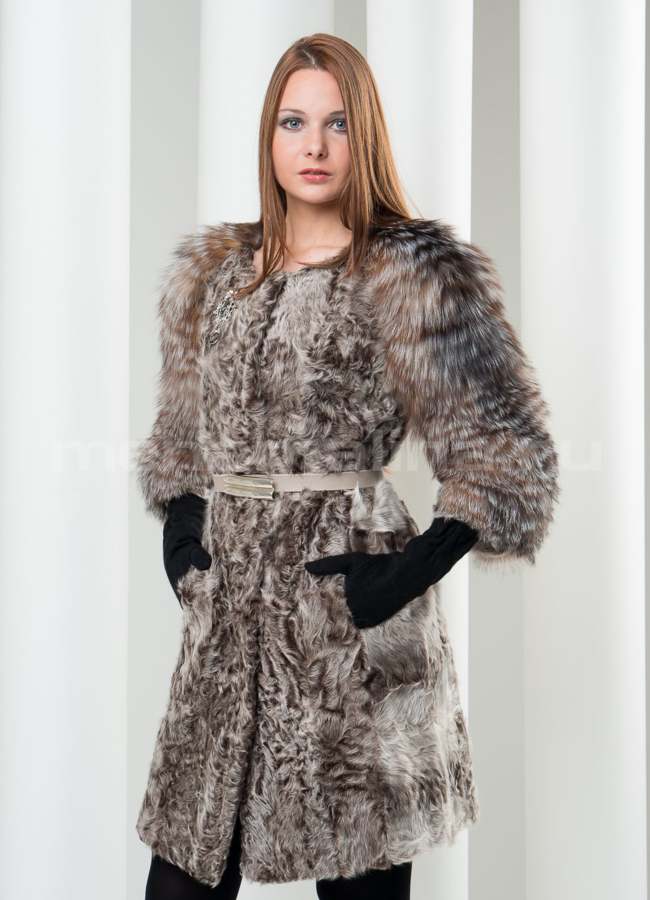 фото Шуба мерлушка с блюфростом модель № S-117