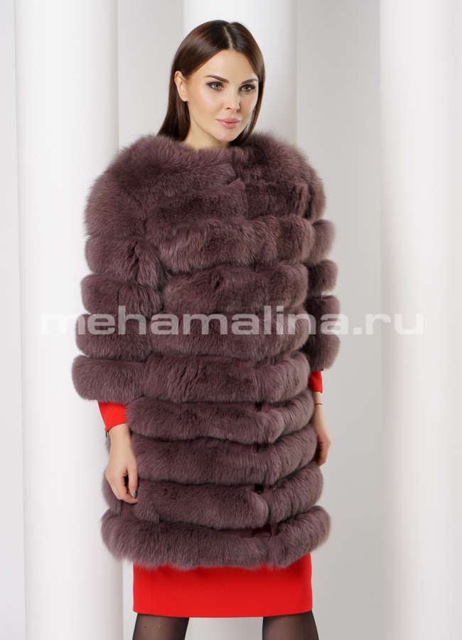Песцовый жакет модель № M-162 универмаг малина