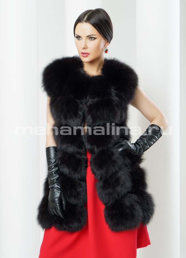 Жилет из песца модель № M-91 в рассрочку