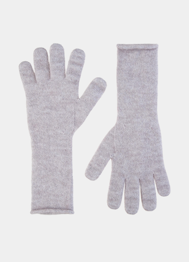 Перчатки модель № А-122 меха малина