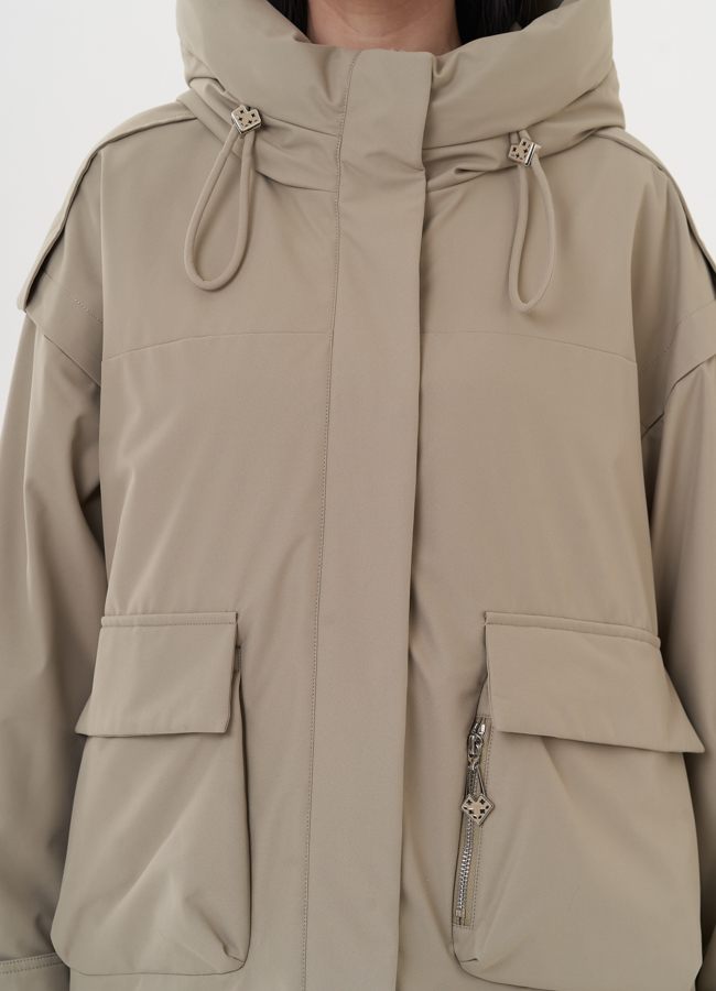 Женская куртка с накладными карманами модель № 27004 универмаг малина