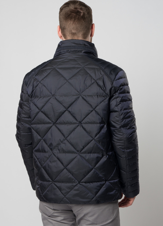 Мужская утепленная куртка синего цвета модель № TENOR универмаг малина