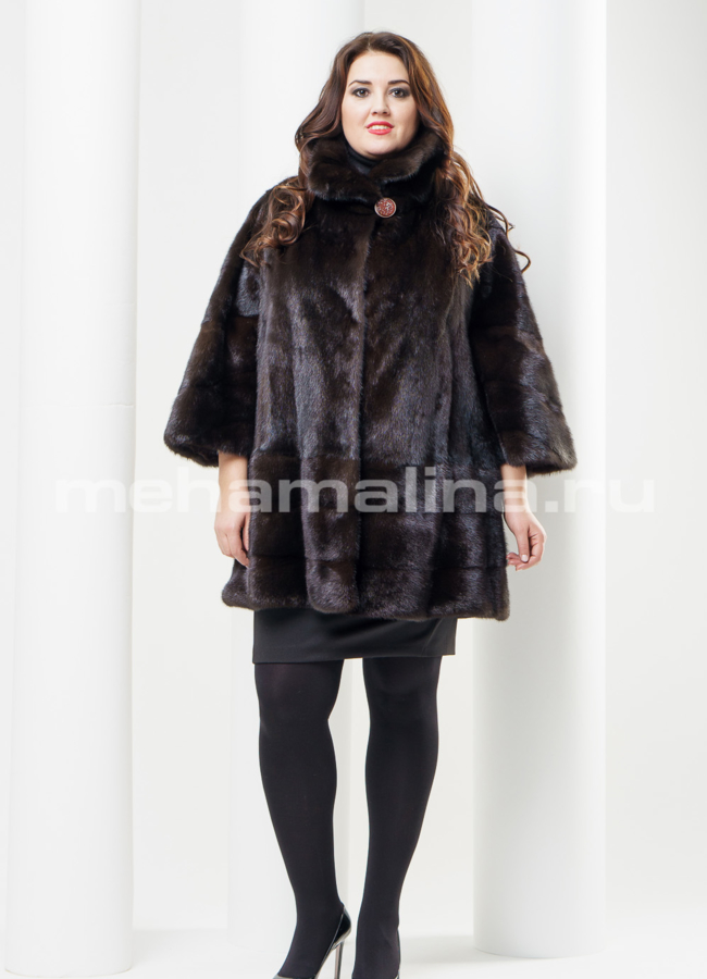 Шуба из норки модель № S-412 в рассрочку