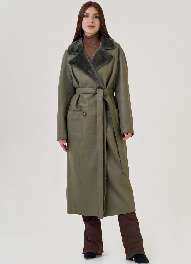 Женская дубленка с английским воротником  модель № 23249 универмаг малина Женская дубленка с английским воротником  модель № 23249 универмаг малина