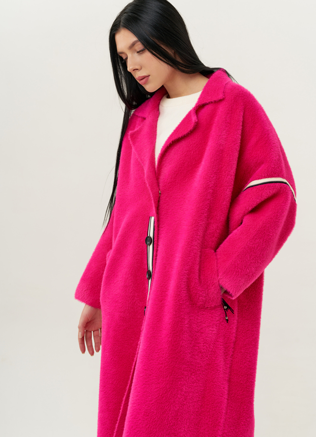 Женский кардиган оверсайз с английским воротником модель № 703 универмаг малина