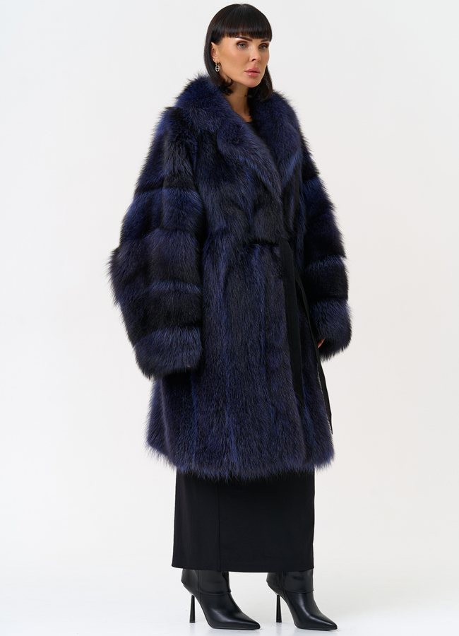 Шуба из меха енота с поясом модель № 31672 универмаг малина Шуба из меха енота с поясом модель № 31672 универмаг малина