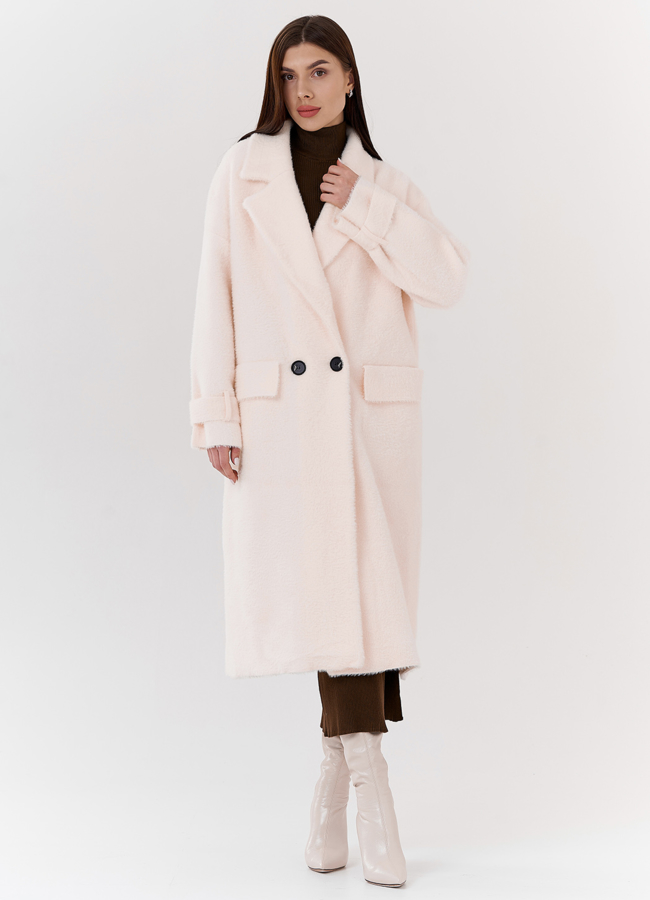 Женский кардиган оверсайз с английским воротником  модель № 24106 в кредит