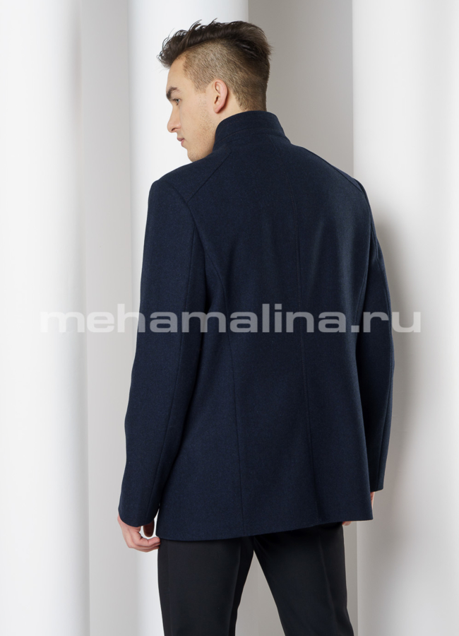 Мужское пальто на пуговицах модель № 10550 в кредит