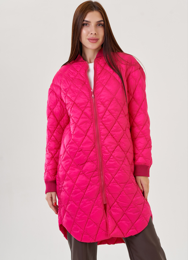 Пальто 2 в 1 из искусственного меха модель № 79220 универмаг малина