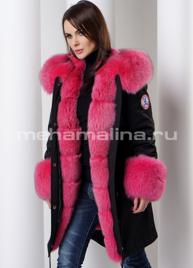 Меховая парка Malina siberian wear модель № П-164 универмаг малина