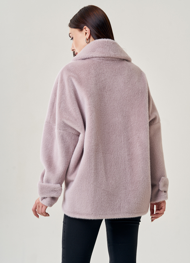 Куртка из эко меха  модель № 22956 универмаг малина