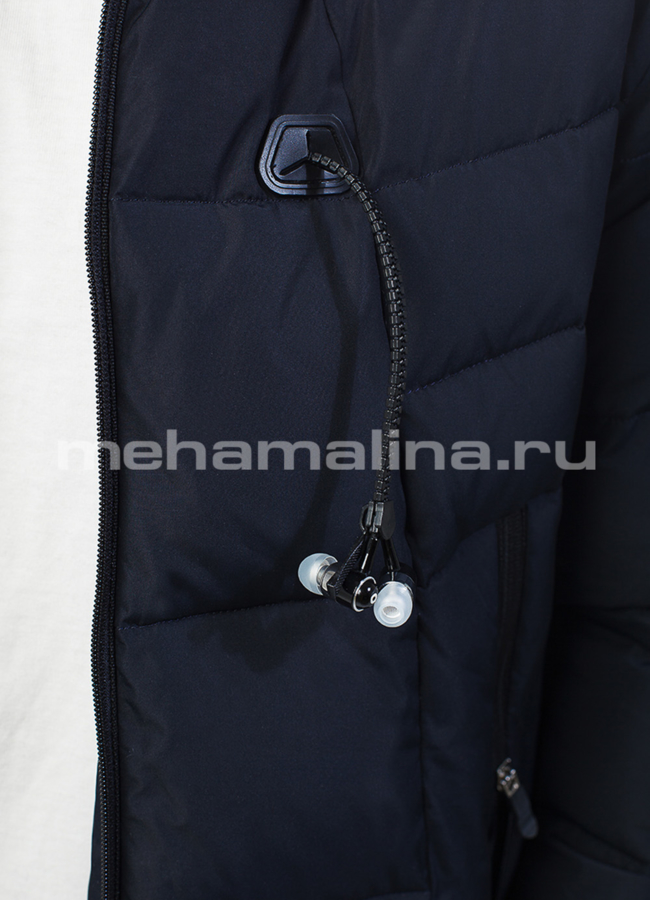 Зимняя куртка со встроенными наушниками модель № КМ-48 универмаг малина