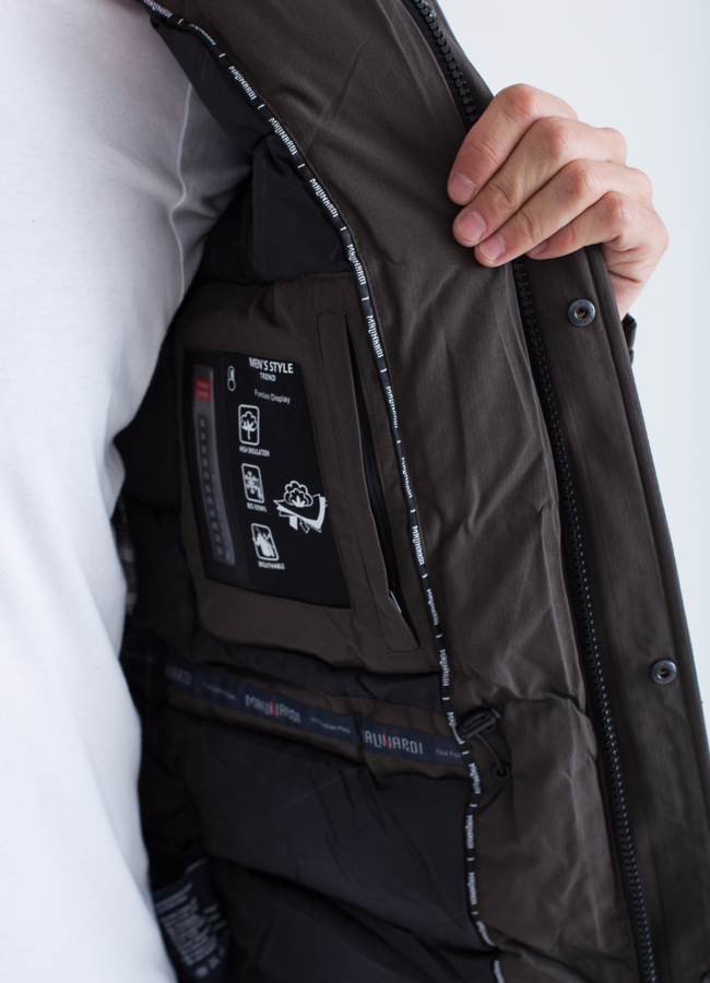 Пуховик мужской модель № KM-70 универмаг малина