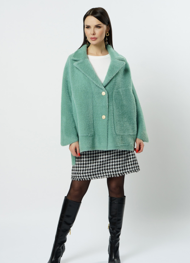 фото Женский кардиган в мятном цвете модель № 992