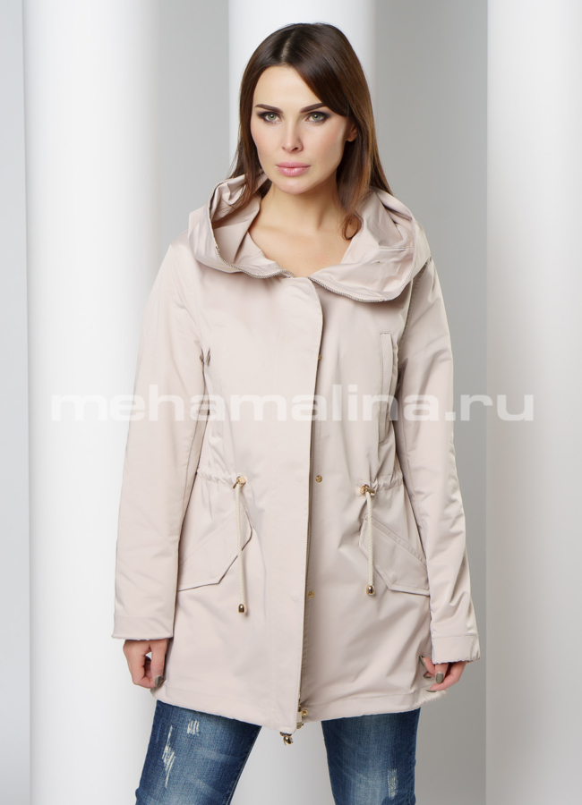 Меховая парка модель № П-307 универмаг малина