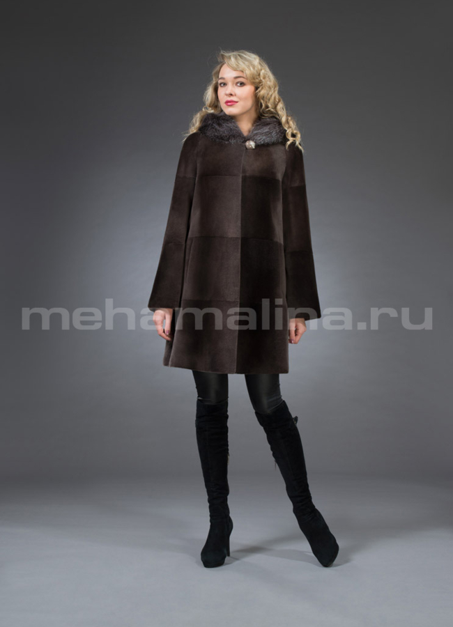 Шуба из нутрии 
