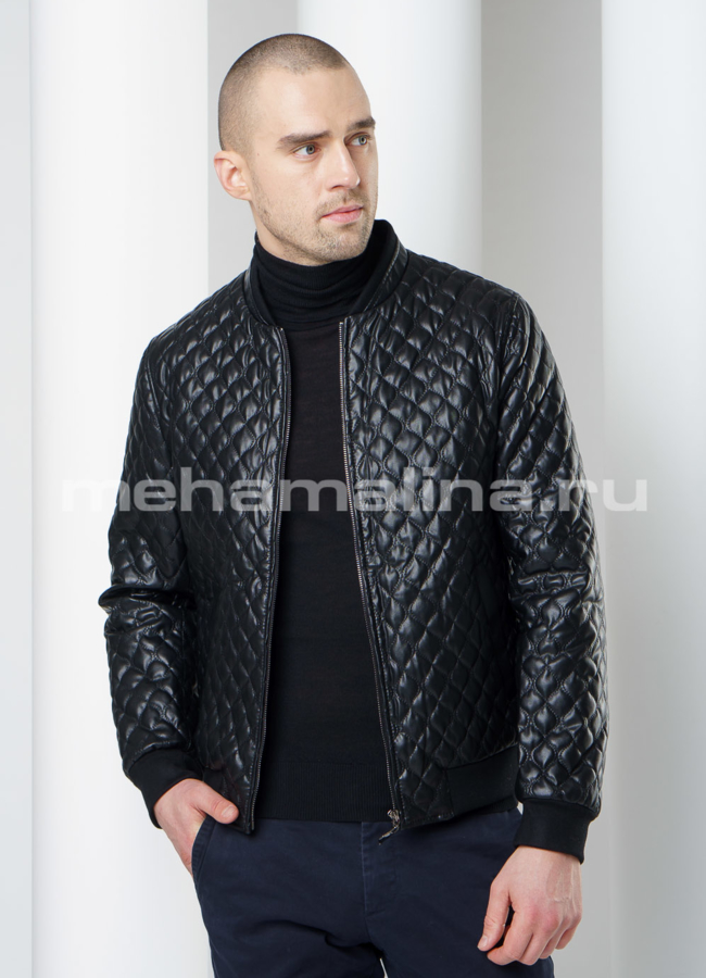 Мужская куртка на резинке модель № KP-202 универмаг малина