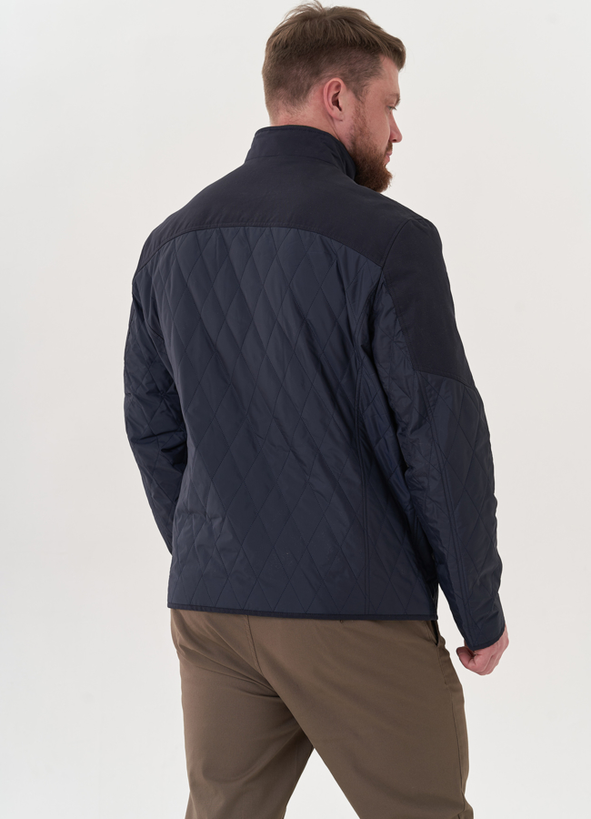 Мужская куртка синего цвета модель № 26815 универмаг малина