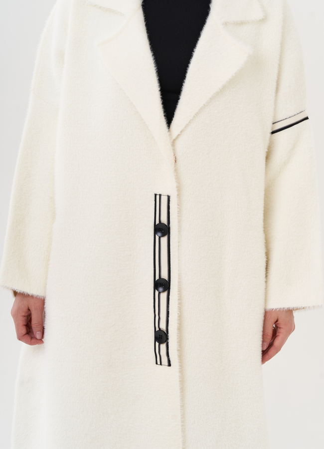 Кардиган из акрила с английским воротником модель № 22477 в рассрочку