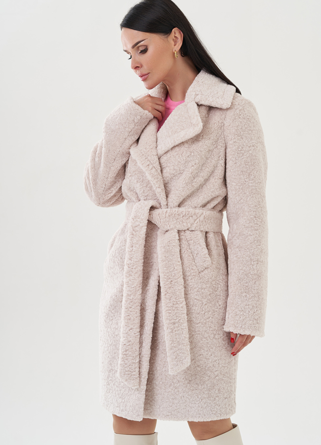 Полупальто с английским воротником  модель № 81708 универмаг малина