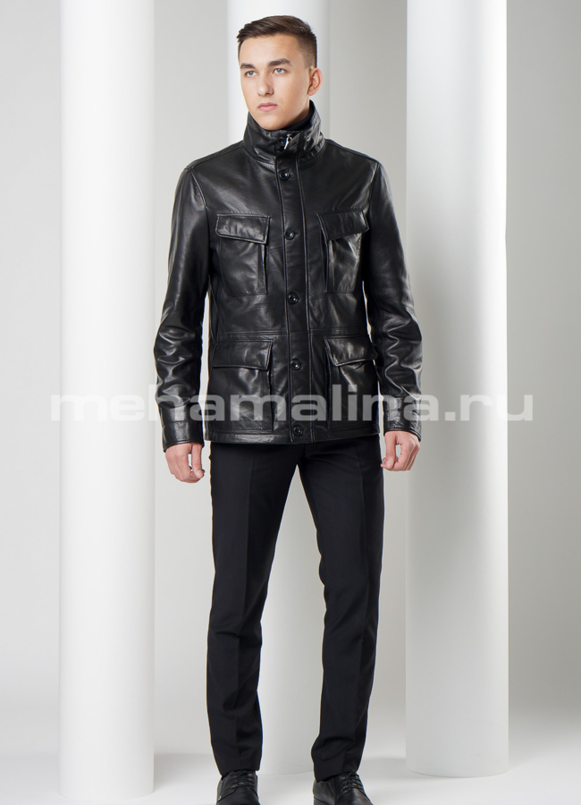 Куртка из натуральной кожи модель № KP-181 в рассрочку