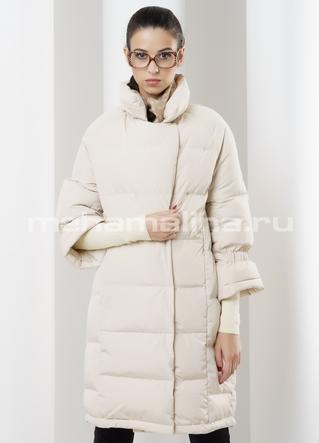 Пуховик модель № П-85 меха малина