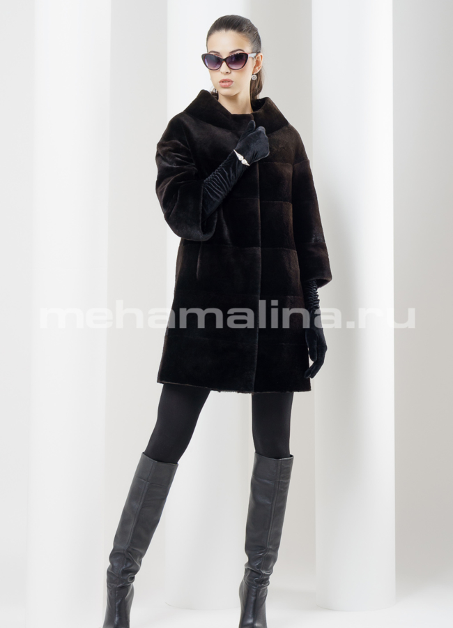 Шуба из нутрии модель № S-466 в рассрочку