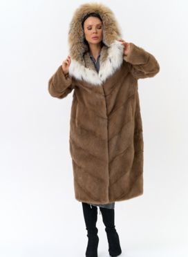 Норковая шуба с рысью