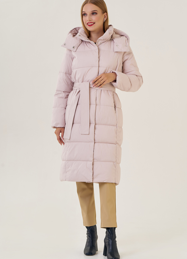 Пуховик женский с капюшоном  модель № 23209 в кредит