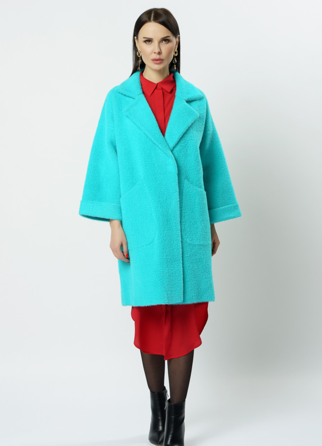 Кардиган в бирюзовом цвете модель № 990 универмаг малина