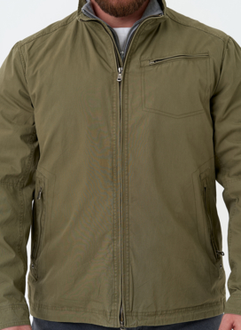 Мужская куртка ветровка с воротником стойкой