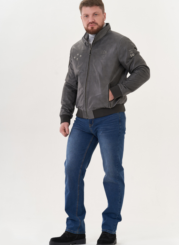 Мужская кожаная куртка 