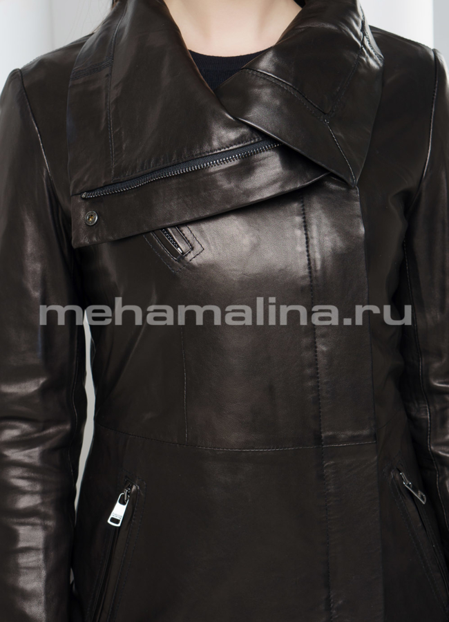 Удлиненная куртка модель № K-414 универмаг малина