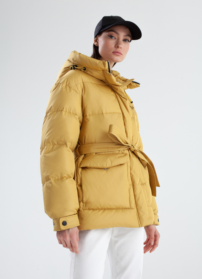 Женский пуховик свободного кроя  модель № 23342 в рассрочку Женский пуховик свободного кроя  модель № 23342 в рассрочку