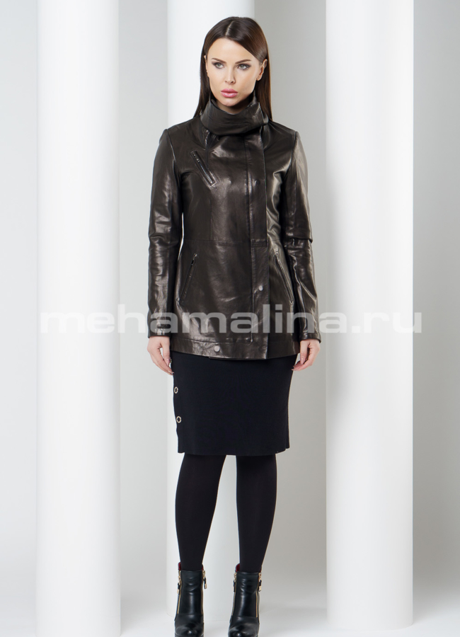 Удлиненная куртка модель № K-414 в рассрочку