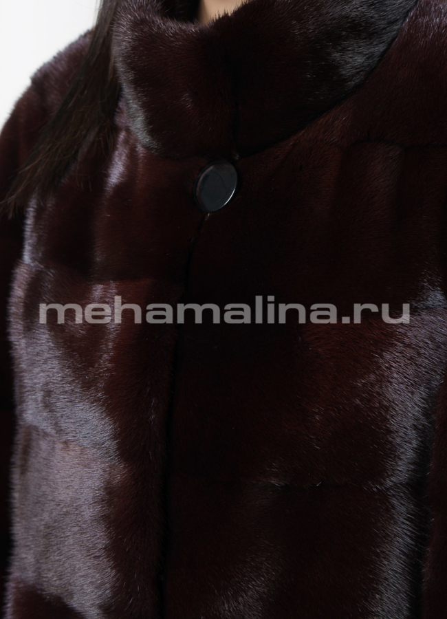 Шуба норка модель № S-696 универмаг малина
