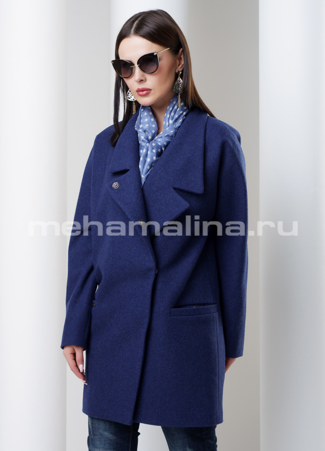 Пальто из шерсти модель № BP-104 универмаг малина
