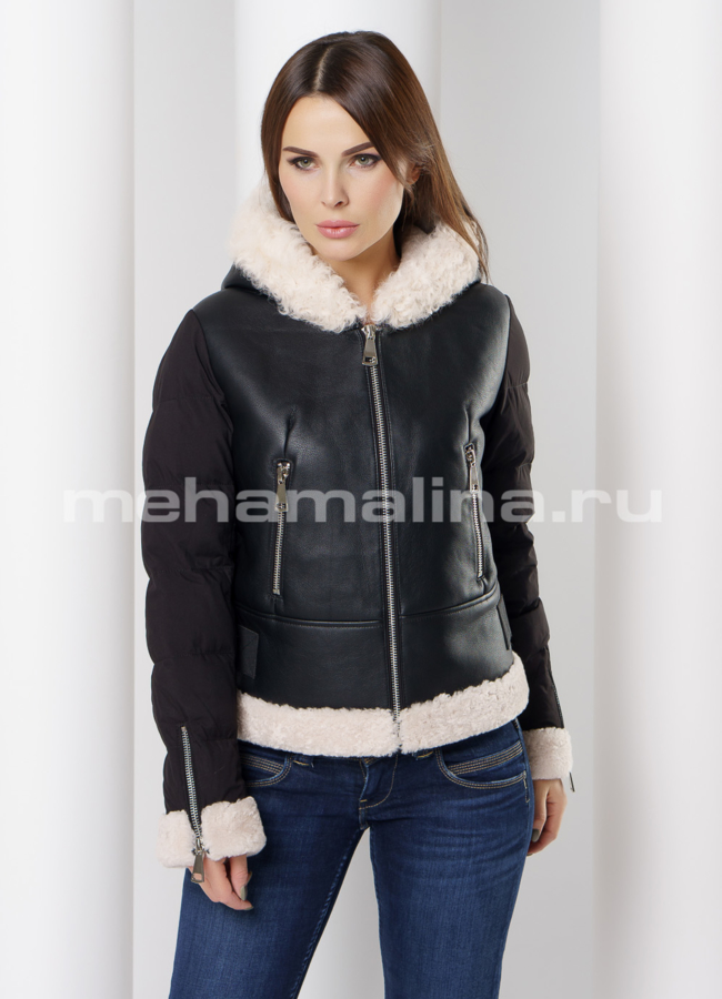 фото Укороченный пуховик модель № П-303