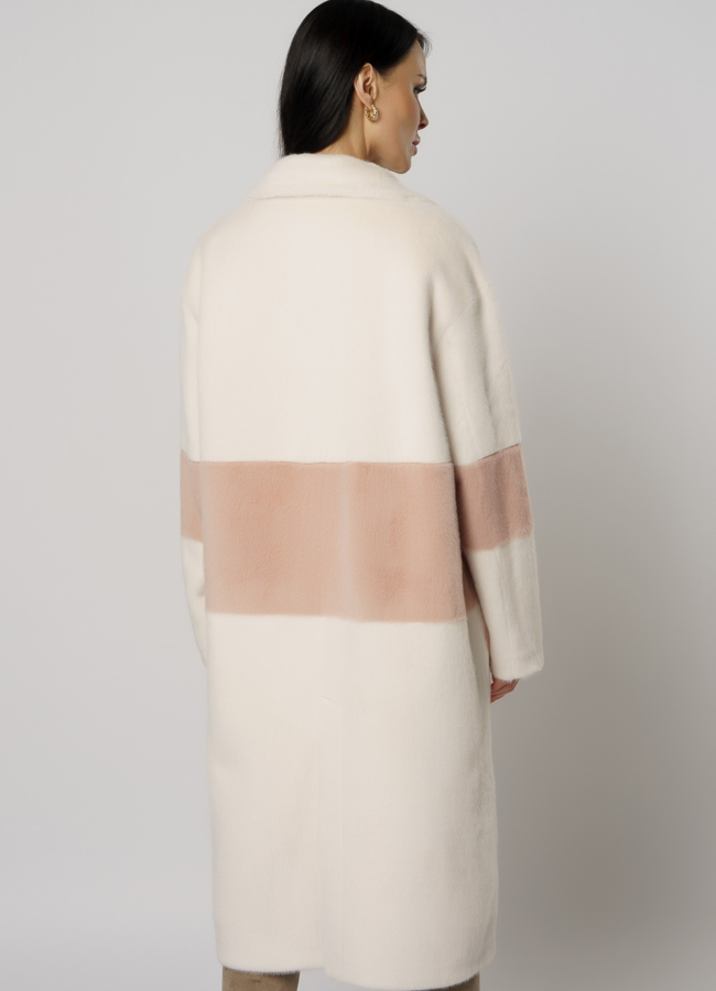 Женское пальто с английским воротником модель № 20737 в кредит