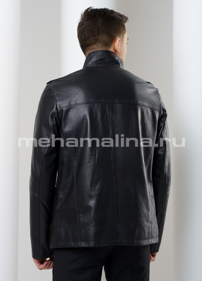 Кожаная куртка модель № KP-166 в кредит