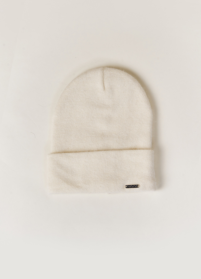 Женская светлая шапка модель № 9361 в кредит